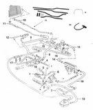 Thermostat Housing to Distribution Tower Coolant Hose, 2.1L