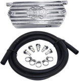 Oil Breather Kit, Cast Aluminum