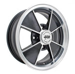 EMPI 9735 Gloss Black with Polished Lip & Spoke Edges 15 5 1/2 15 33/4 60• 4x130 131/2