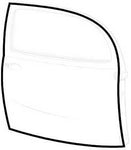 Door Seal, Type 1; 67-76 Sedan, right