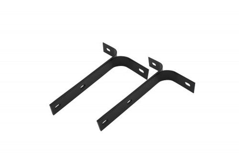 EMPI 98-1011 Bumper Bracket, Pair; Front Black, 55-67 I