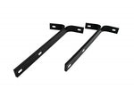 EMPI 98-1021 Bumper Bracket, pair; Rear, Black, 55-67