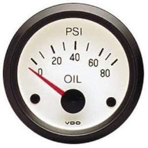 EMPI Oil PSI Gauge 0-80; VDO