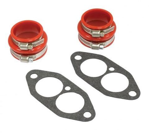 EMPI 3229 Dual Port Installation Kit with Red Urethane Boots