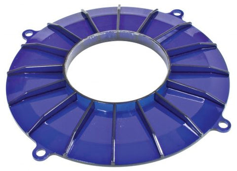 EMPI 8849 Finned Backing Plate, Blue