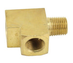 EMPI 9205 Brass T Fitting/Adapter (1/8"), For Gauges, Each