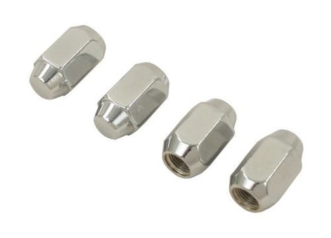 EMPI 9535 Chrome Lug Nuts, 1/2-20, Acorn 60 Degree Style (Set of 4)