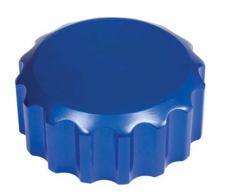 EMPI 1078 Billet Oil Filler Cap with Grooves, Blue